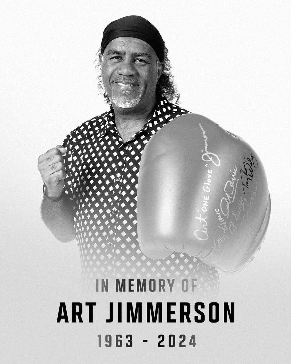 Rest in peace to one of the first to ever do it, UFC 1 competitor, Art Jimmerson.