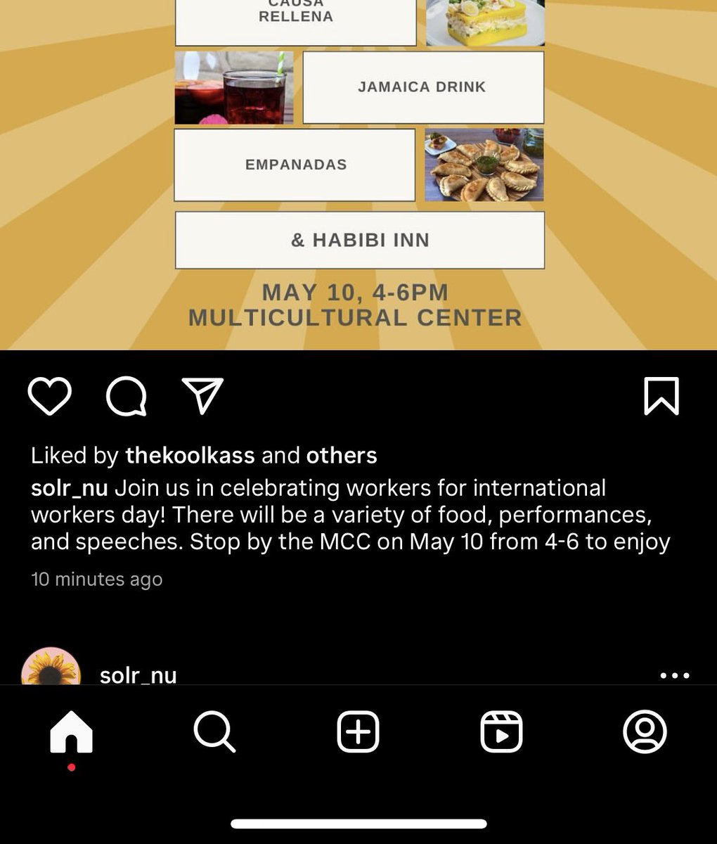 Join us in celebrating workers for international workers day! There will be a variety of food, performances, and speeches. Stop by the MCC on May 10 from 4-6 to enjoy