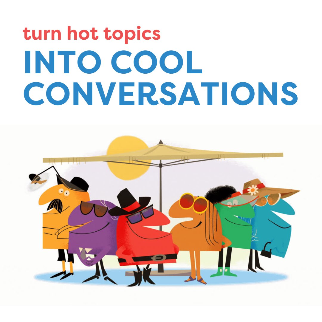 Join us for an upcoming Unify Challenge, and you'll prove that two people can keep their cool when tackling hot conversations. ☀️

Next up: May 22nd at 8 pm ET / 5 pm PT

Sign up: hubs.li/Q02wKYVF0

#DisagreeBetter #CivicEngagement #UnifyChallenge