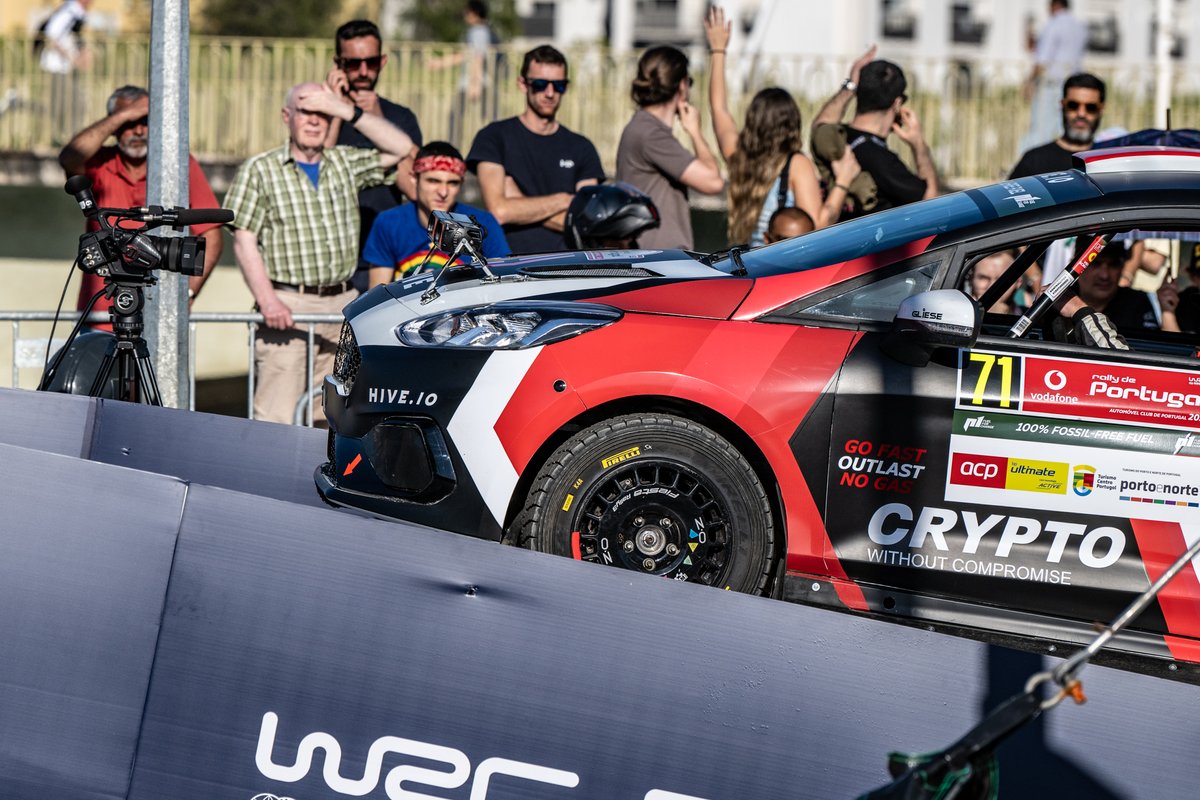 Special Stage 1 has started. 🏁 Here are some photos from the opening ceremony at WRC Portugal. I quite like the new look of the car. More aggressive and imposing.