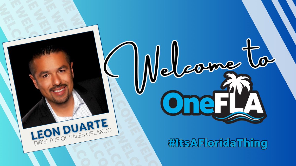 Congratulations to our newest addition to the Florida DOS Team in Orlando DMA @LeonDuarte19 😎 We are so excited to have you! #OneFLA 😎🌴#LifeAtATT #ItsAFloridaThing