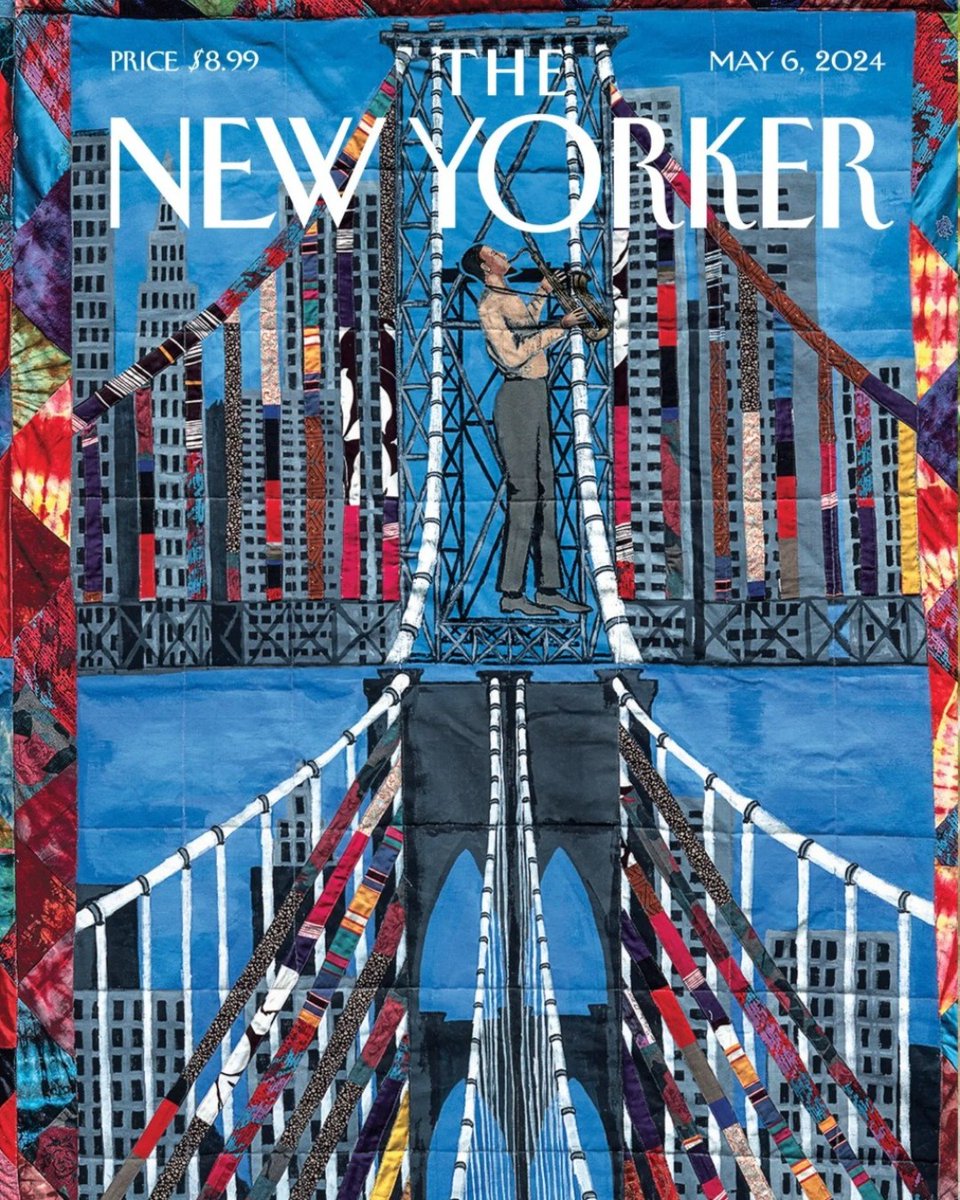 @newyorkermag features Faith Ringgold's “Sonny’s Bridge” from the High's collection. This work was a tribute to her childhood friend, jazz musician Walter Theodore “Sonny” Rollins. Faith Ringgold passed away in April at the age of 93. Our thoughts are with her family and friends.