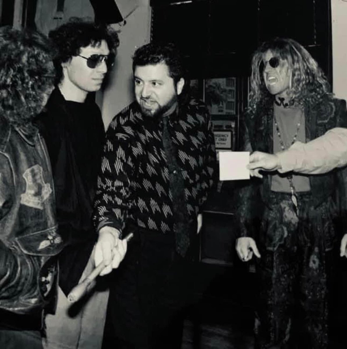 #tbt Alex Van Halen Sammy Hagar (The Red Rocker) JS still Rockin' the mullet! Chicago 1991 Photo: Linda Matlow Pix Int'l