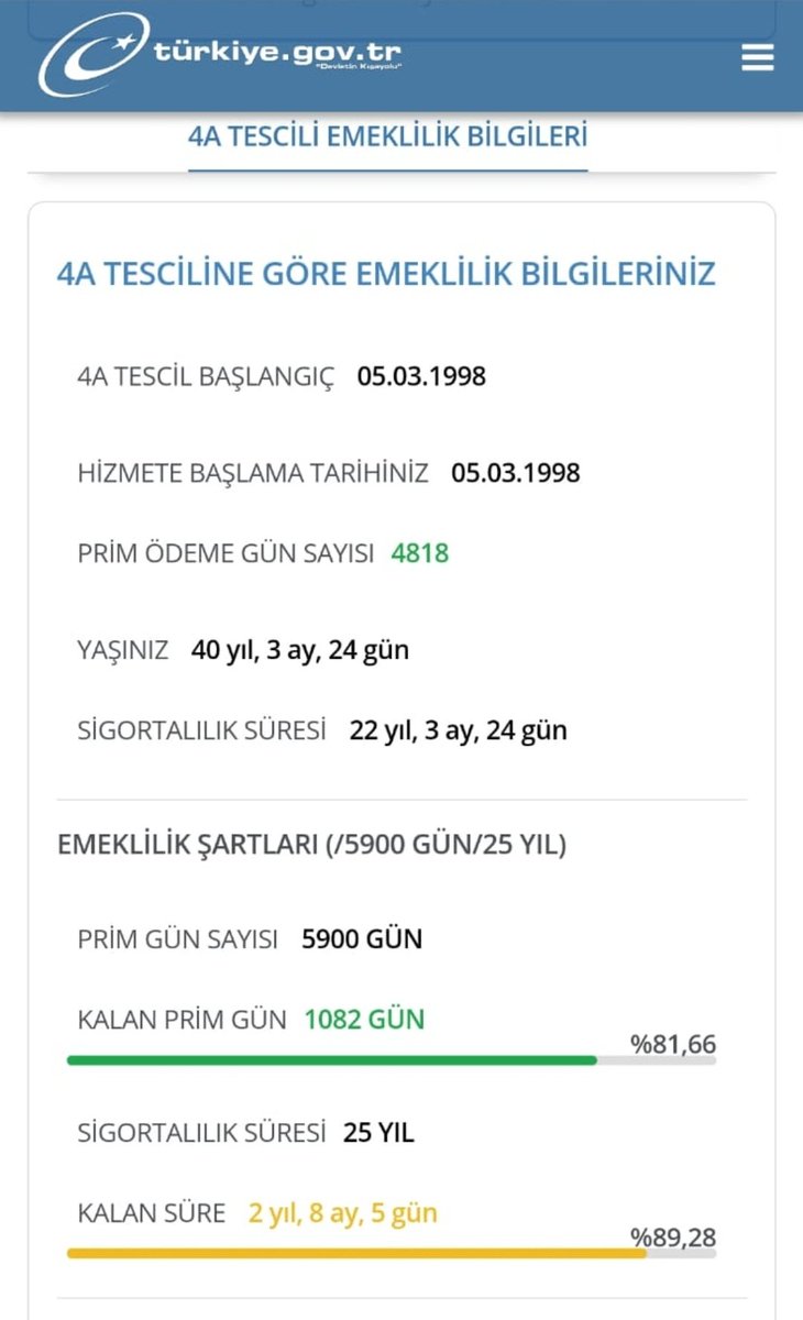 Ülkeye bak...
Birileri 5.000 gün primi doldurmak için prim satın alıp emekli olmanın derdinde...
Gencecik emekli #Eyt lilerin iki katı prim ödemiş abisi olan ben,8.9.99 dan 50 gün sonra işe girdim diye 8.123+4.320 ilave prim ödeyerek 60 yaşta emekli olacağım
#KademeyeMitingHaktır