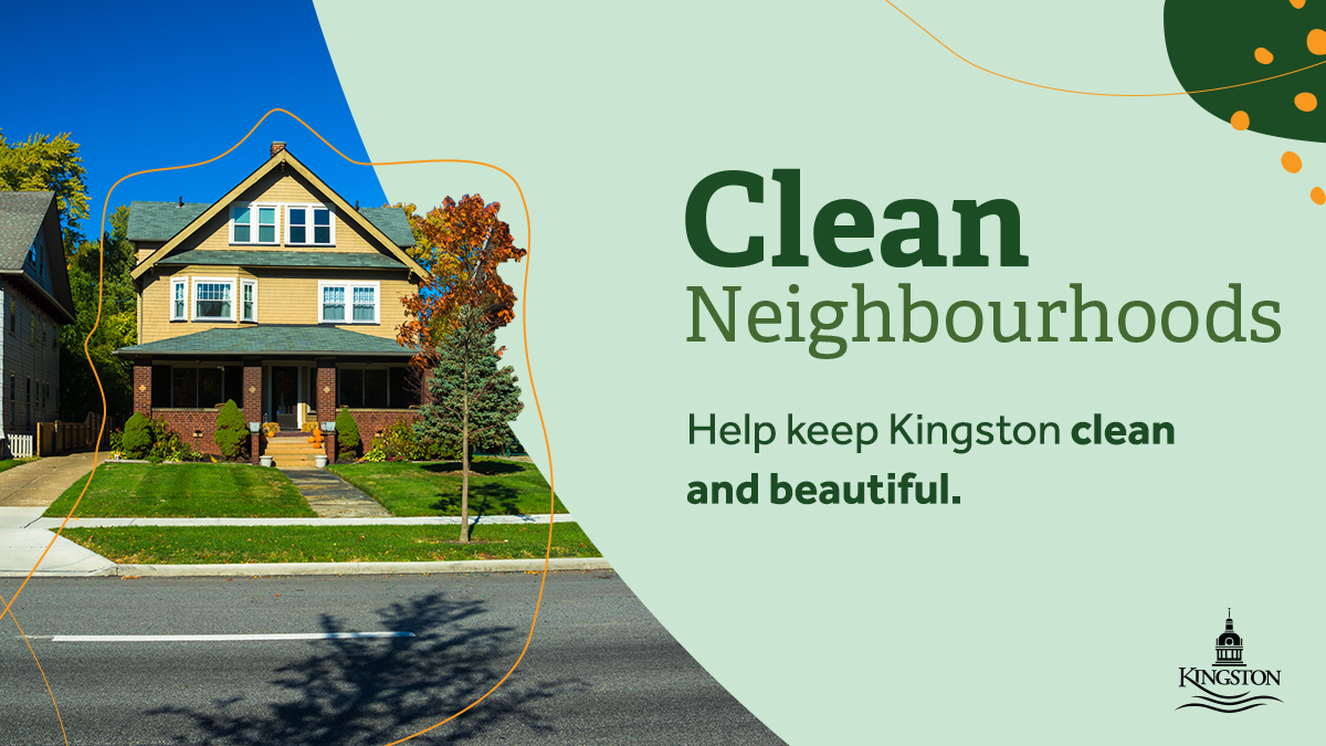 Help keep Kingston clean by participating in Clean Neighbourhoods! Clean Neighbourhoods connects our community to help clean up shared public spaces like streets, parks and trails. To learn more about initiative, or to register for a cleanup, visit cityofkingston.ca/residents/recr…
