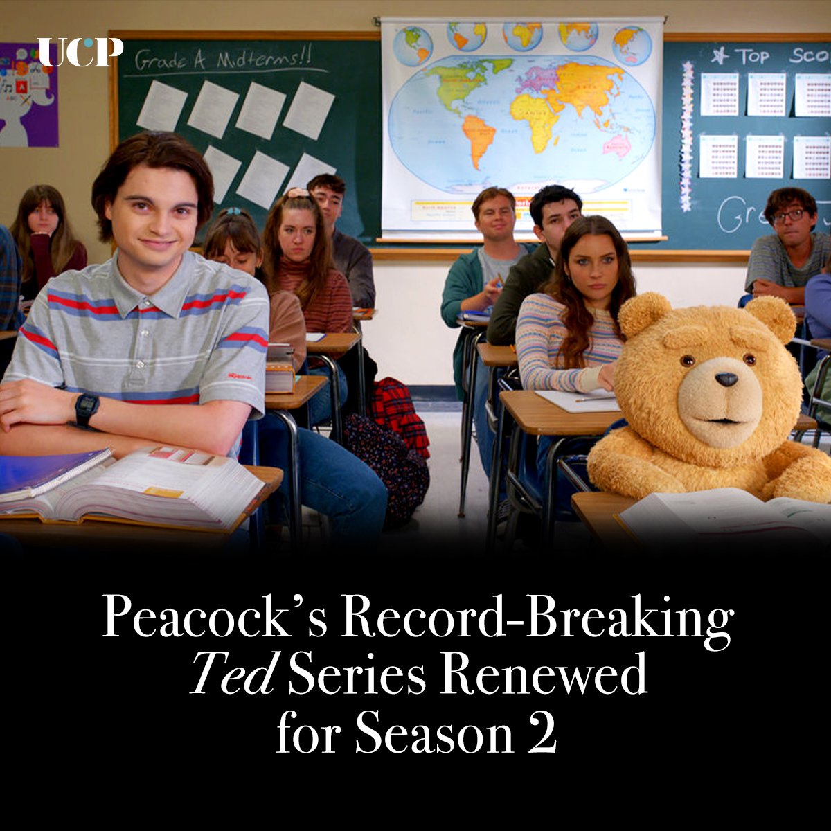 Everyone's favorite furry friend is coming back! @Peacock's record-breaking #TedSeries has been renewed for Season 2!