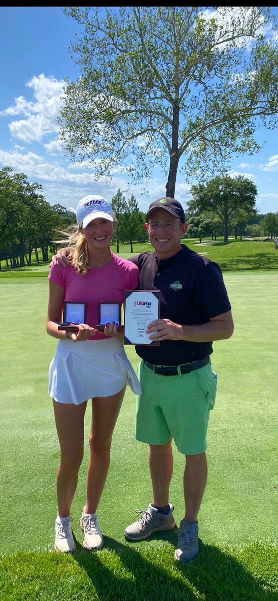 Sam Brown is headed to the US Womens Open qualifying as low 🥇 today in St. Louis!     Incredible accomplishment young lady!