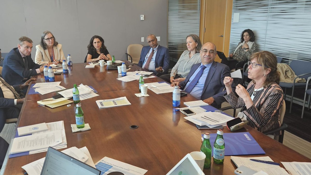 Briefing and discussion w/ @jtoppingun, Executive Director @MPTFOffice on PBF Performance, Strategy and Resource Mobilization. - Seventh Advisory Group of the Secretary-General’s Peacebuilding Fund meeting in NYC