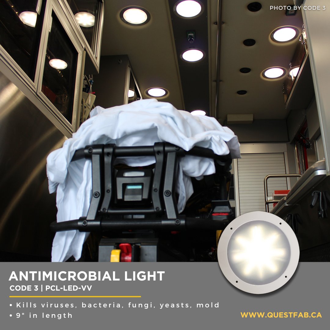 Say goodbye to dimly lit interior compartments!

Code 3's Antimicrobial Light not only provides effective illumination but also viruses & bacteria, ensuring a clean and well-lit space.

Get the brightness and cleanliness you deserve!

#InteriorLighting #Antimicrobial