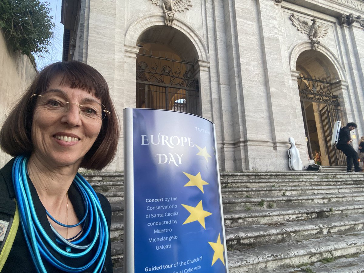 Wonderful concert 🎶 by the Conservatorio di Santa Cecilia at San Gregorio al Celio for #EuropeDay2024! @eudeleg_rome @avalkenburg .