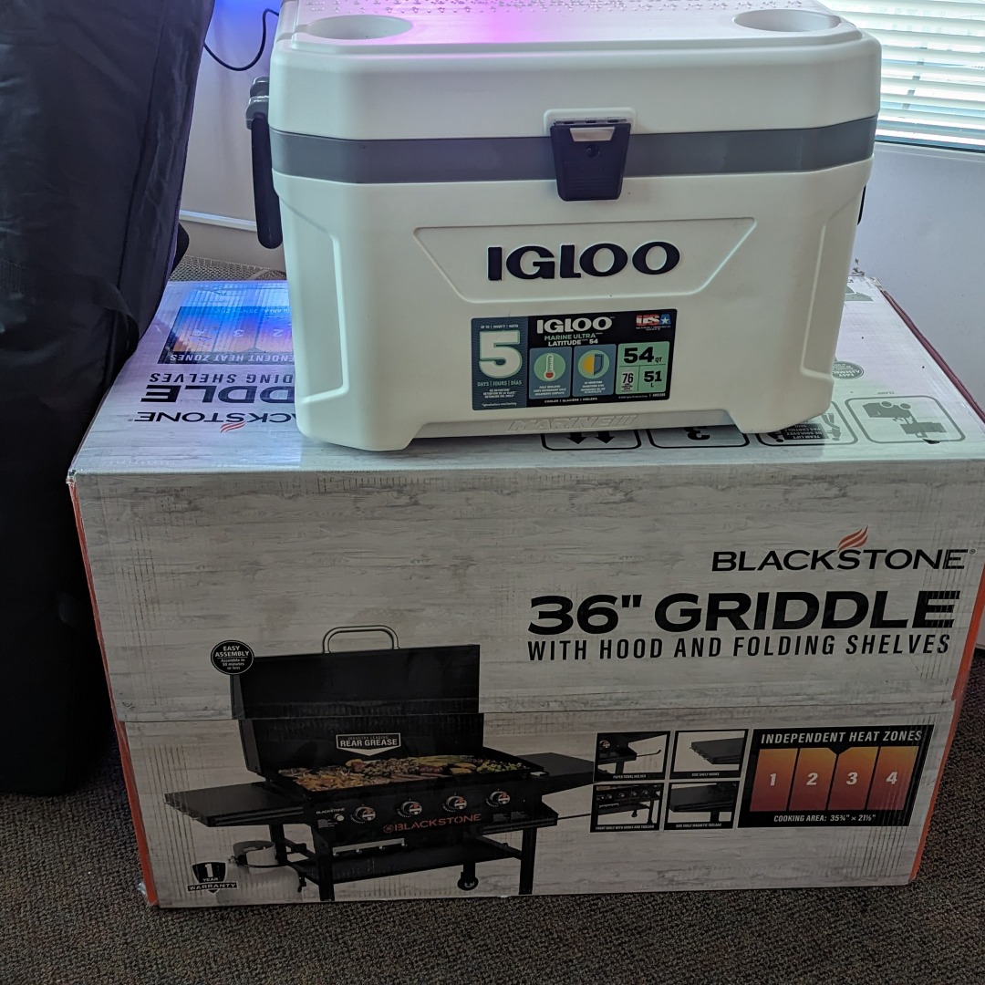 Stop by the #Frederick #VFW anytime between now and Memorial Day to pick up your raffle tickets for the 36 inch Blackstone griddle, Igloo Cooler and canopy. The winner will be picked on #Memorial Day.