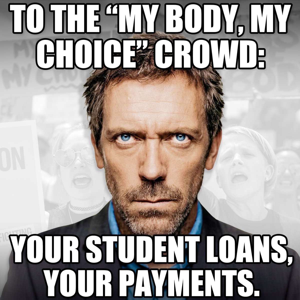 Your debt, your problem.