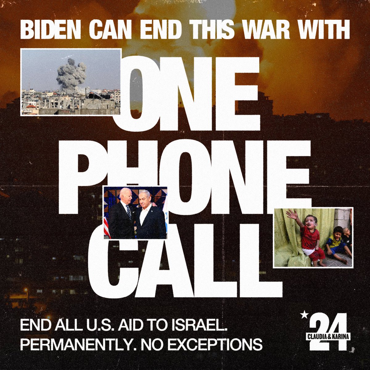 🚨For the first time, Joe Biden announced that he would halt some weapons shipments to Israel if Netanyahu moves forward with a major-scale invasion of Rafah. For seven months, major protests have applied huge pressure on Biden, demanding he end his support for apartheid…