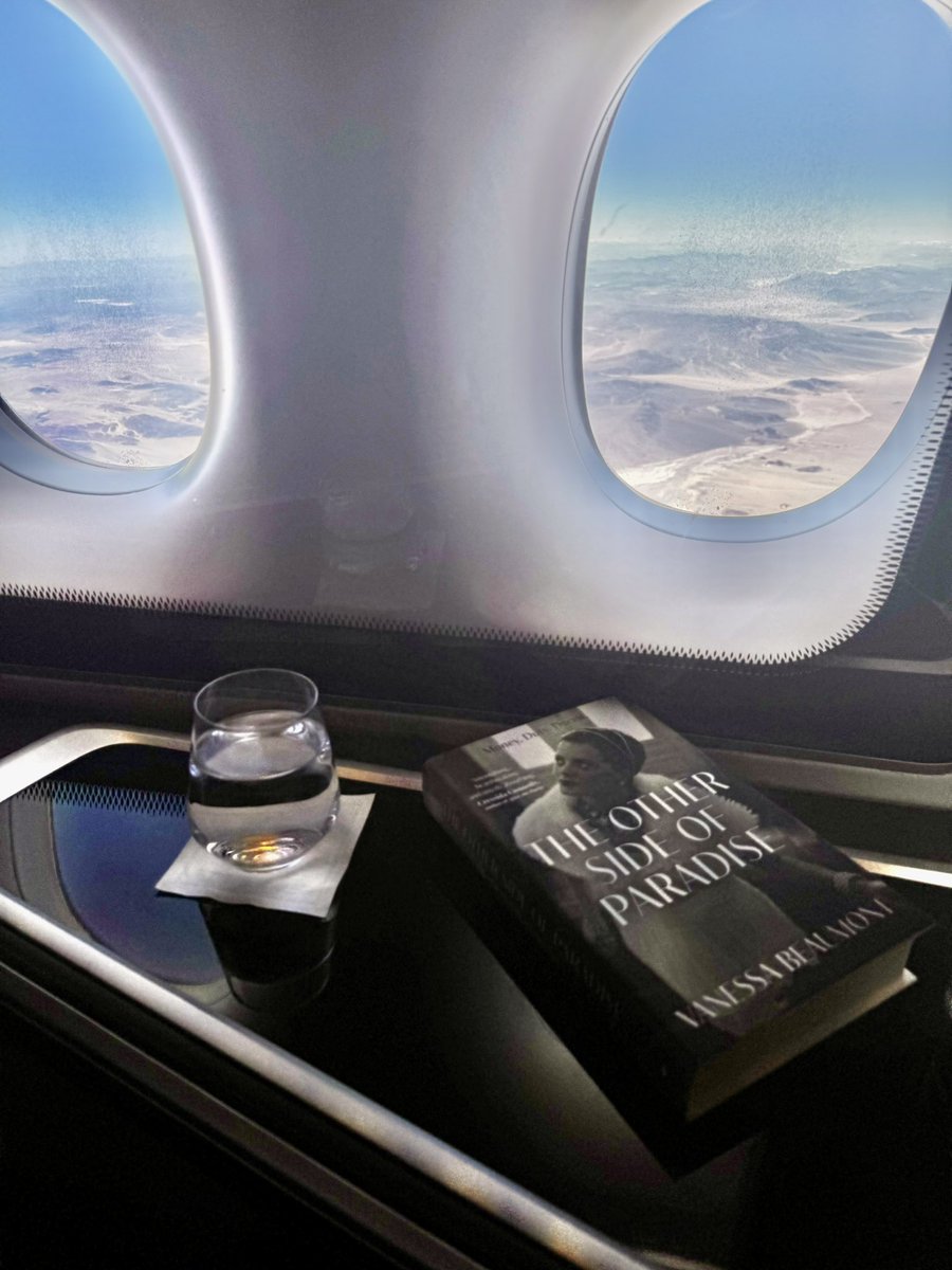 LA bound . Inflight entreatment sorted …. The Other Side of Paradise by Vanessa Beaumont Fans of Gosford Park and Downton Abbey will love it.