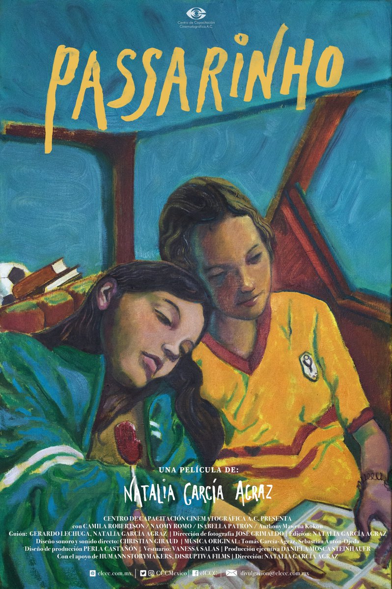 ⚽️'Passarinho' fue seleccionada en el @Tribeca Film Festival. El corto de Natalia García Agraz nos cuenta una historia sobre la primera menstruación y la fuerte afición de dos adolescentes hacia el fútbol y su travesía para conocer a su jugador favorito. ¡Mucho éxito! 🌟