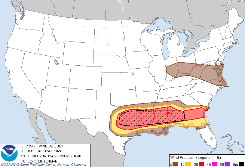 LimWeather's tweet photo. D1
#EnhancedRisk in S #TornadoAlley,S #DixieAlley esp #Dallas,#FortWorth,#Austin,#MonroeLA,#Shreveport,#JacksonMS,#Montgomery,#SavannahGA
5%#Tornado/30SIG #Wind/SIG #Hail risk
#Wxtwitter #SPC #severewx #Txwx #Wxx #Dfw #Dfwwx #Ctxwx #Arwx #Lawx #Mswx #Alwx #gawx #Scwx #OKwx #Flwx https://t.co/Q1WXbWhbWN