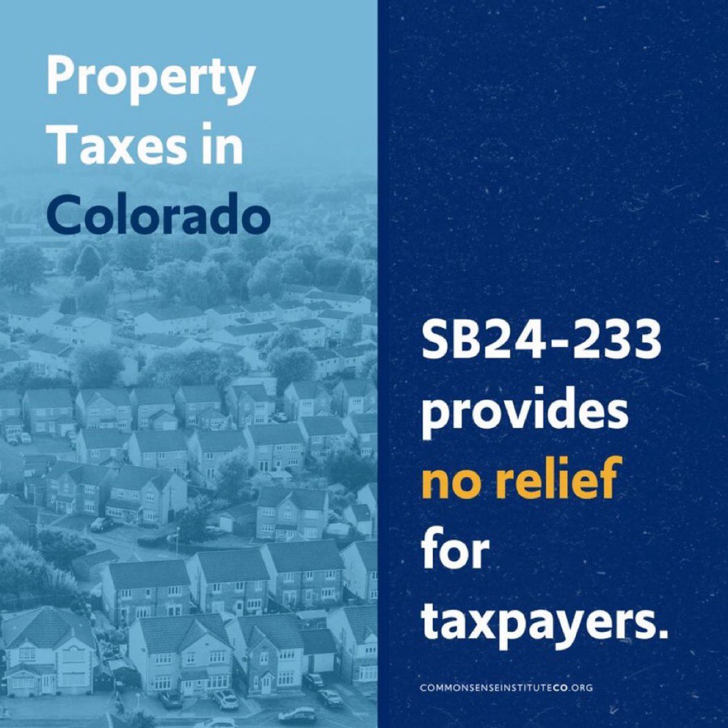 Once again what the legislature is calling a #TaxCut is just another shell game with future #TABOR refunds.

The #CoLeg thinks we’re stupid.  #CoPolitics #SB233  bit.ly/3Usnv66