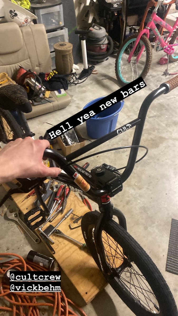 Got some new @cultcrew bars