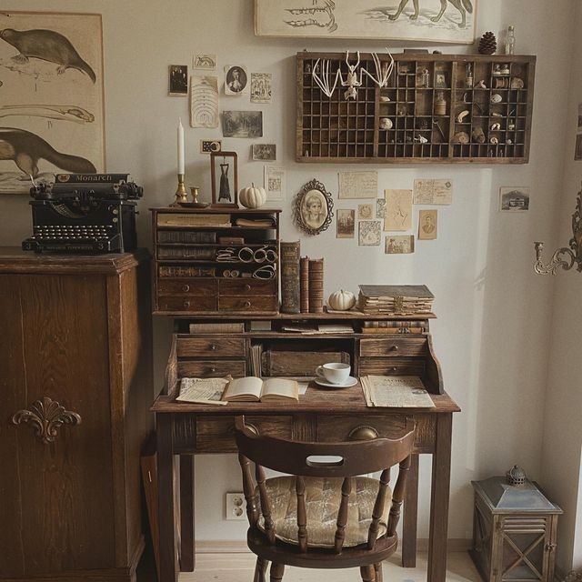AcademiaDreams's tweet photo. dark academia home decor ☕ https://t.co/5MgHLsrrp6