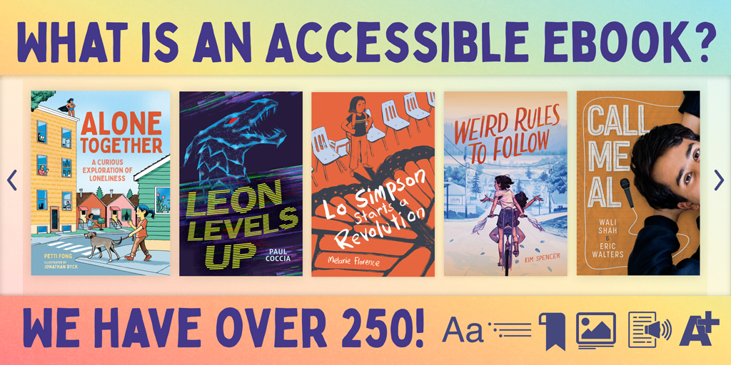 Orca has over 250 accessible ebooks available! Learn more about the features and see the full book list on our website. orcabook.com/About-Accessib…