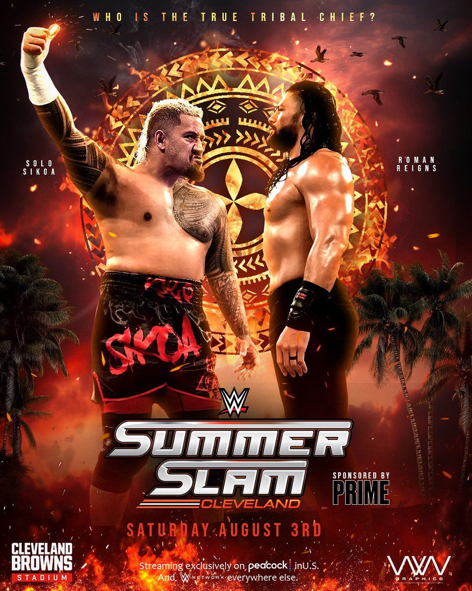 WWGFX_'s tweet photo. Roman Reigns vs Solo Sikoa

#wwe #SummerSlam https://t.co/12iILQczr2