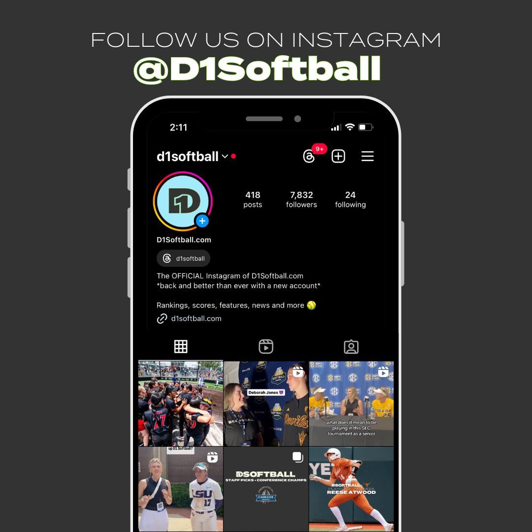 Don't miss interviews from @paigehalstead & @JennaBecerra01 from the SEC and Pac-12 Tournaments! 🎙️ Follow us on Instagram (D1Softball) 👇 d1sb.co/4bwDmHS