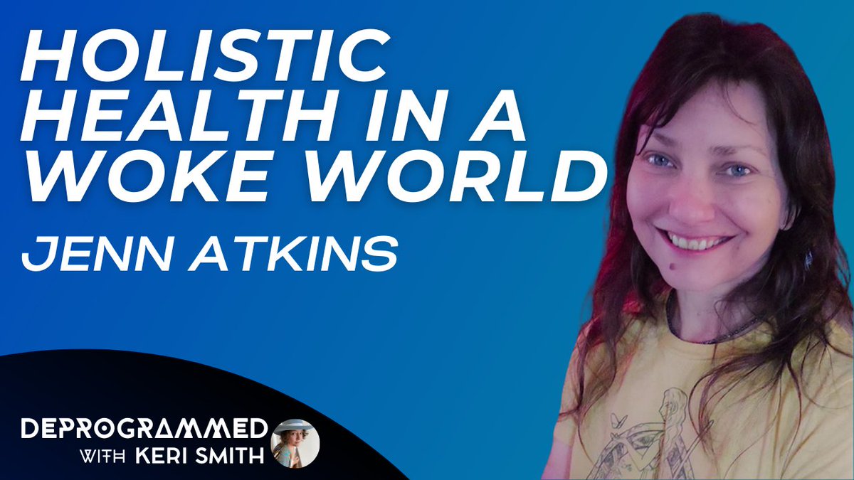 Join us tonight at 6pm CST for the premiere of @RealKeriSmith's interview with Jenn Atkins, an herbalist, artist, poet, mother, wife, and nature steward. Holistic Health in a Woke World: youtube.com/watch?v=DB__Tk…