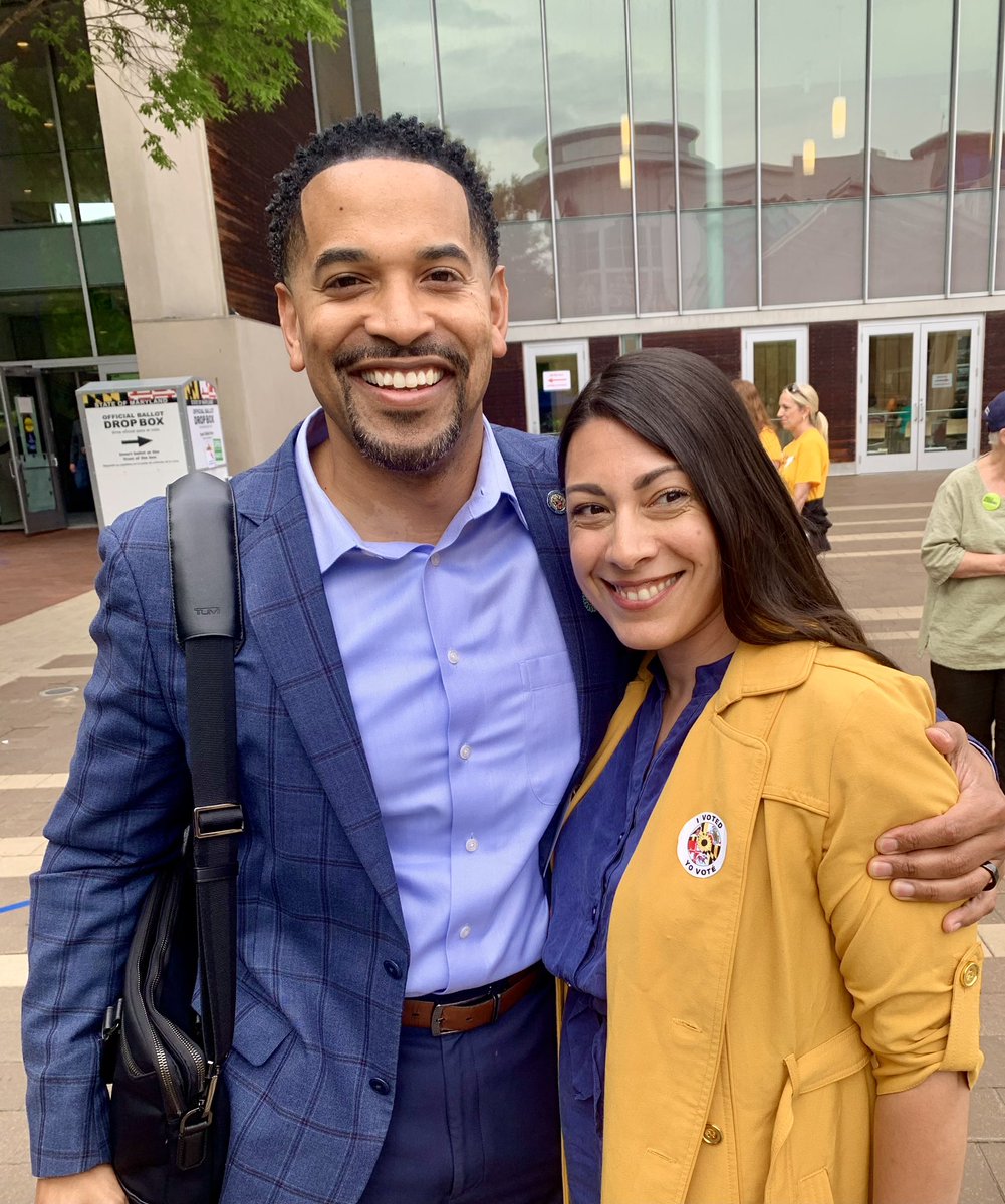 Lovely as always running into Council Member @willjawando at the early voting site at Veteran’s Plaza. Get out the vote!! #montgomerycountymd #boardofed #mcps