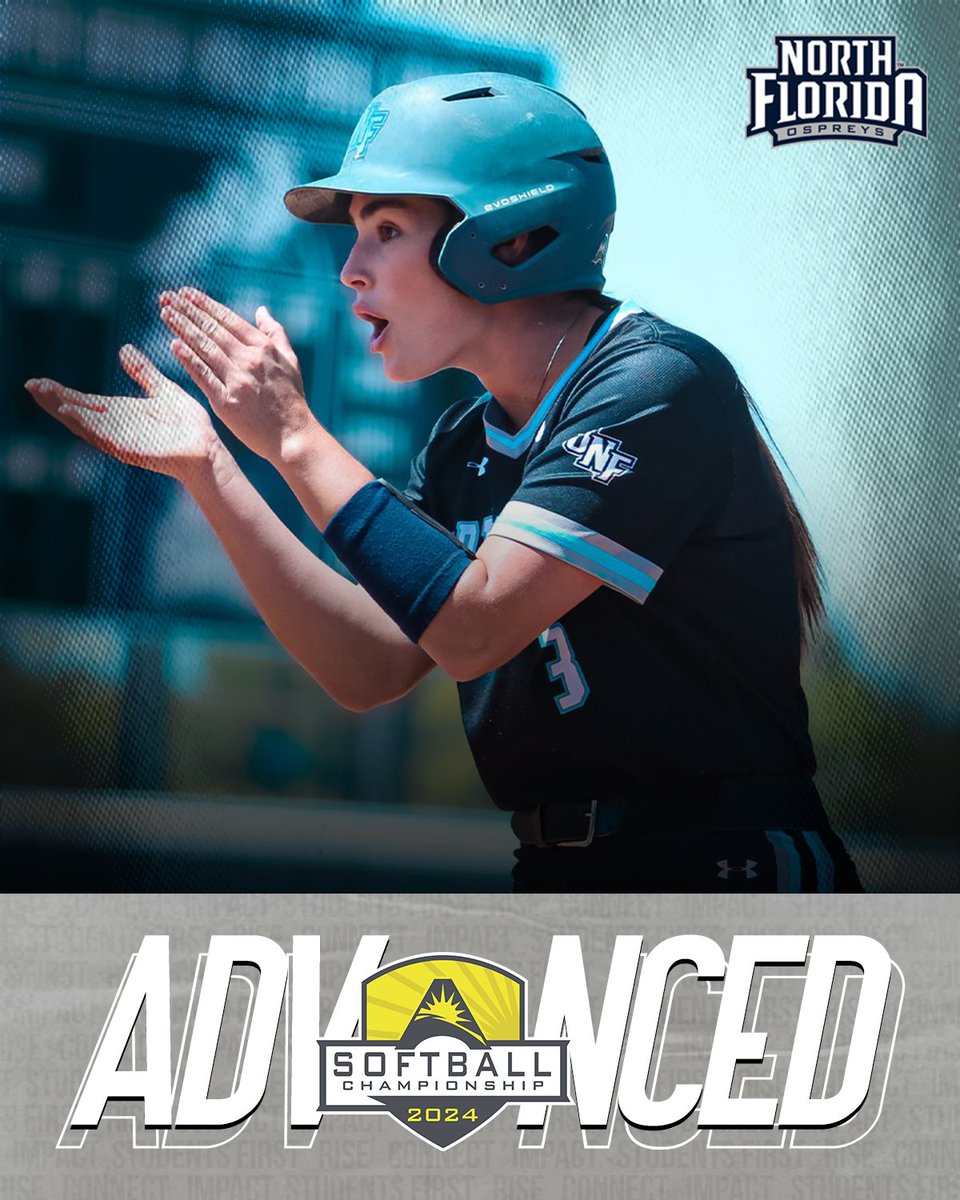 #SWOOP there it is! 🥎 @OspreySB's Shannon Glover with the walk-off HOME RUN to advance the Ospreys in the #ASUNSB Championship! 👏 #ASUNBuilt