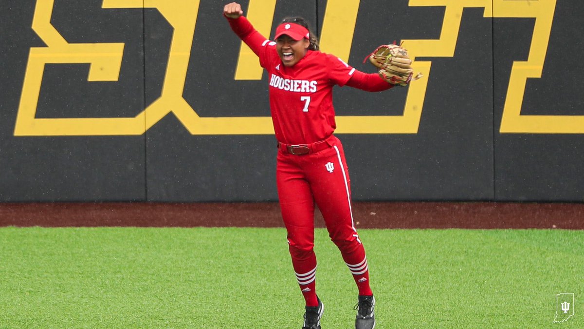 Hoosiers get their revenge, eliminating the defending champs. 📸 @IndianaSB Read the full recap in the @B1Gsoftball Tournament Central ⬇️ d1softball.com/big-ten-tourna…