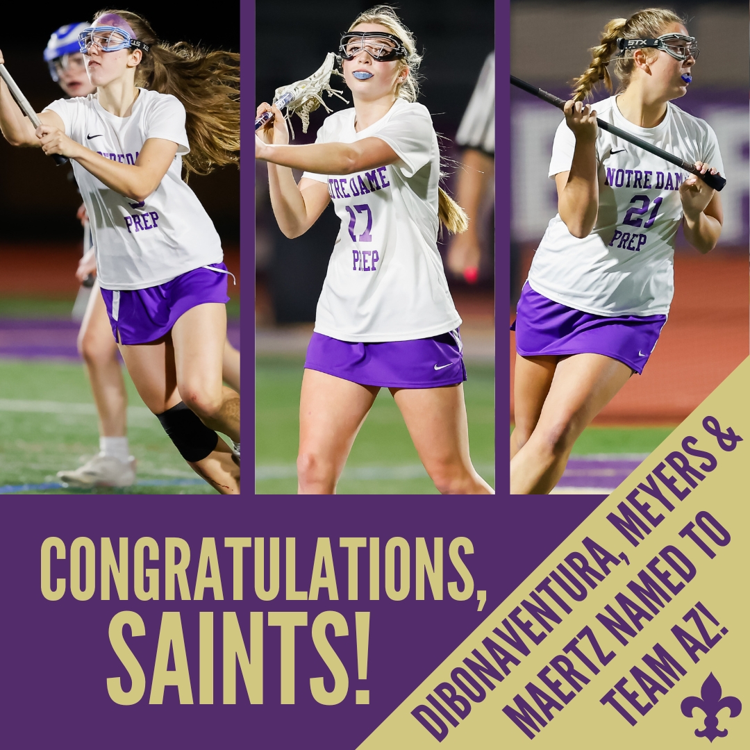 Congrats to NDP Girls' LAX's Abryana Maertz, Claire Meyers and Sophia DiBonaventura who made AZ's Women's National Team for the USA Lacrosse National Tournament later this month in North Carolina. #GoSaints #reverencerespectresponsibility Photos by Mike Harvey - Peak Image Photo