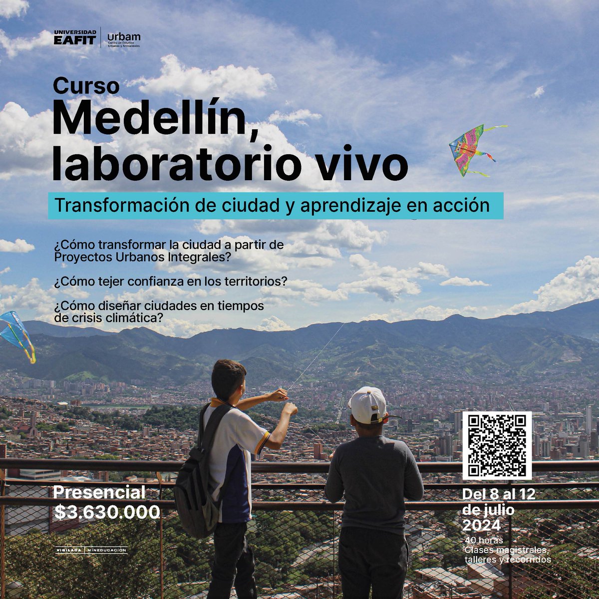Estamos muy emocionados por nuestro curso Medellín, laboratorio vivo: transformación de ciudad y aprendizaje en acción 🔗 Inscripciones: educacioncontinua.eafit.edu.co/educacion-cont… Únete a esta experiencia, nos vemos en @EAFIT 🌿🧵