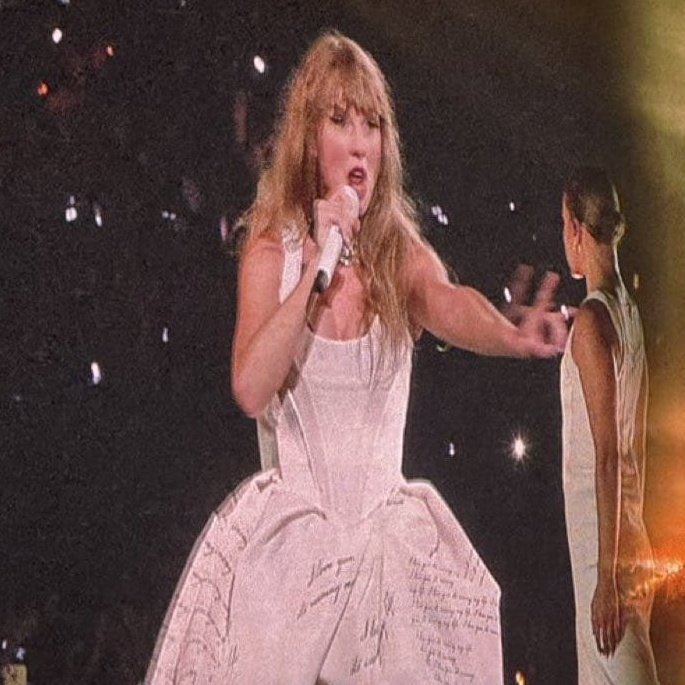 Setlist for ‘The Tortured Poets Department’ set at Taylor Swift’s ‘Eras Tour’: • But Daddy I Love Him • So High School • Down Bad • Fortnight • Who’s Afraid Of Little Old Me? • The Smallest Man Who Ever Lived • I Can Do It With A Broken Heart
