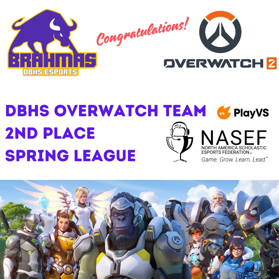 We are proud to announce that two DBHS ESPORTS teams did very well this season.  We also had teams  compete in the games of League of Legends and Rocket League. DETAILS: bit.ly/3Wzm7RF