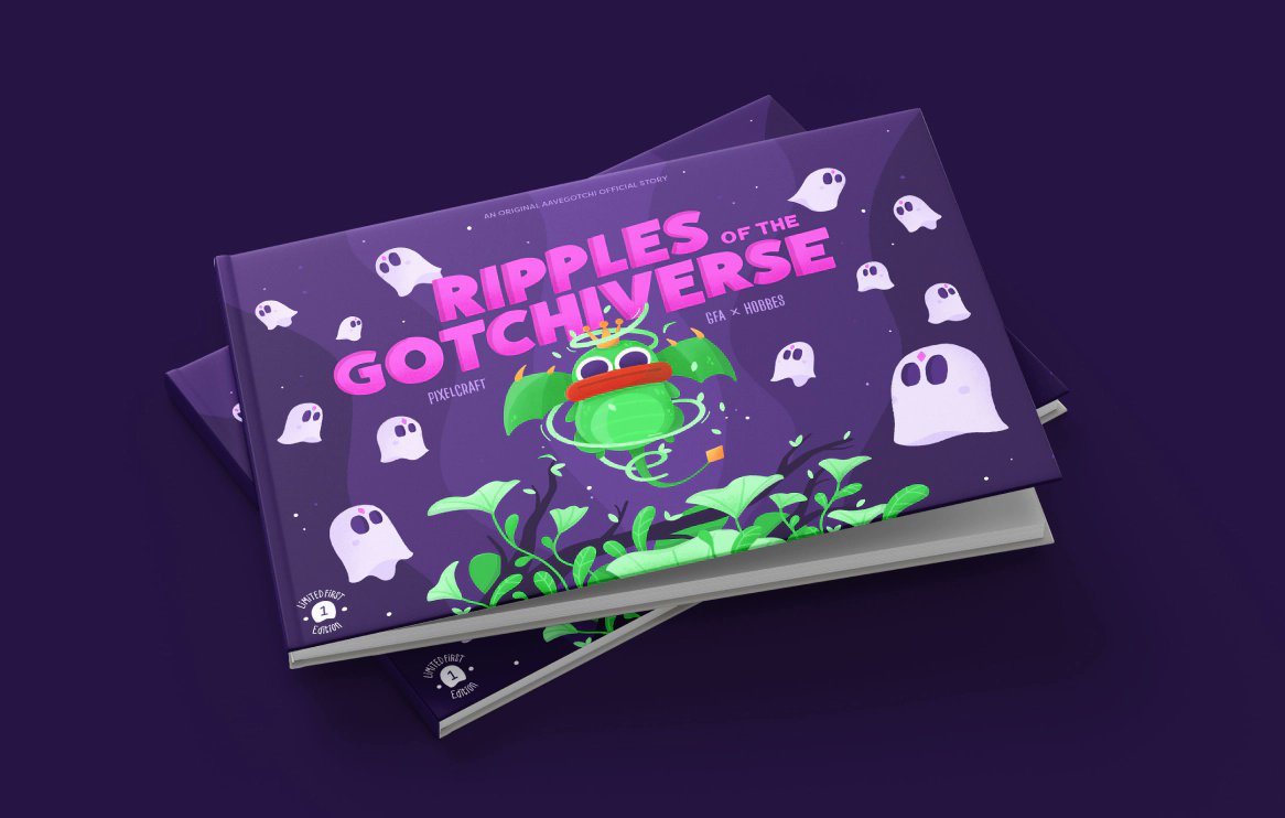Exciting news #gotchigang!

Our first full graphic novel, Ripples of the Gotchiverse is finally here 🌌

Join a young boy in a dystopian future as he embarks on an adventure to uncover the truth about his grandfather's mysterious disappearance.

Find out more in the 🧵below!