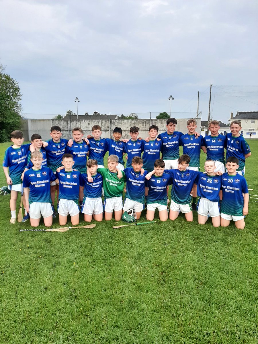 A great win for our U14s tonight . Well done to all players 👏 Murroe/Boher 3 - 8 Ballybrown 0 - 8