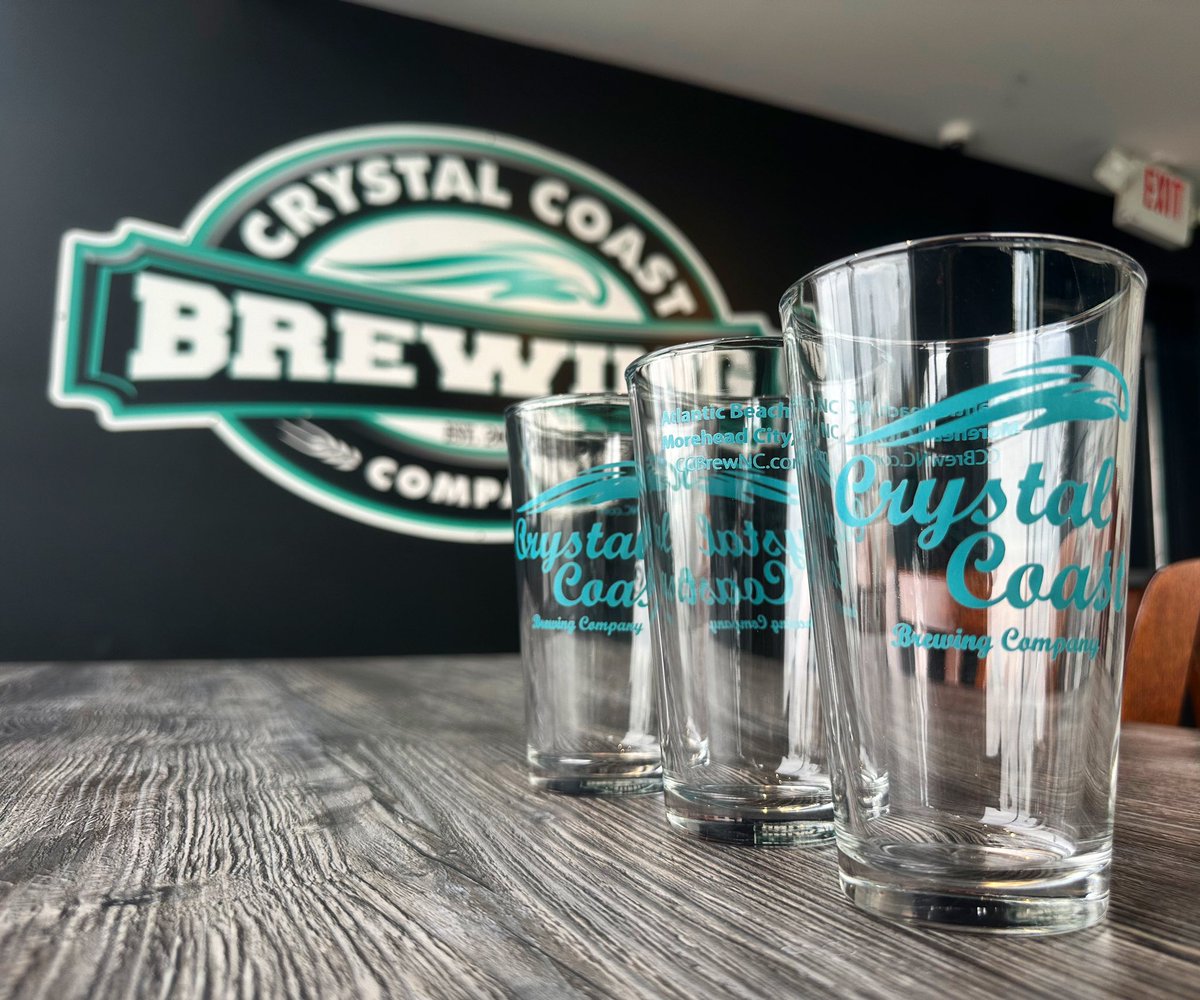 Our popular pint glasses are available for just $2.50 at the taproom! 😱