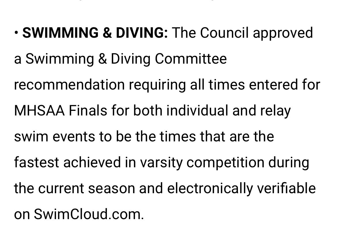 From the @MHSAA Rep Council