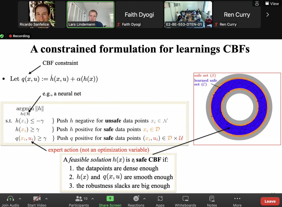 Ricardo Sanfelice (@rgsanfelice) on Twitter photo Lars Lindemann presents learning methods for learning control barrier functions to guarantee safety in dynamical systems. <a href="/CPSRC_UCSC/">Cyber-Physical Systems Research Center - UCSC</a> <a href="/ucsc/">UC Santa Cruz</a> <a href="/BaskinEng/">Baskin Engineering at UCSC</a> Lars Lindemann presents learning methods for learning control barrier functions to guarantee safety in dynamical systems. <a href="/CPSRC_UCSC/">Cyber-Physical Systems Research Center - UCSC</a> <a href="/ucsc/">UC Santa Cruz</a> <a href="/BaskinEng/">Baskin Engineering at UCSC</a>