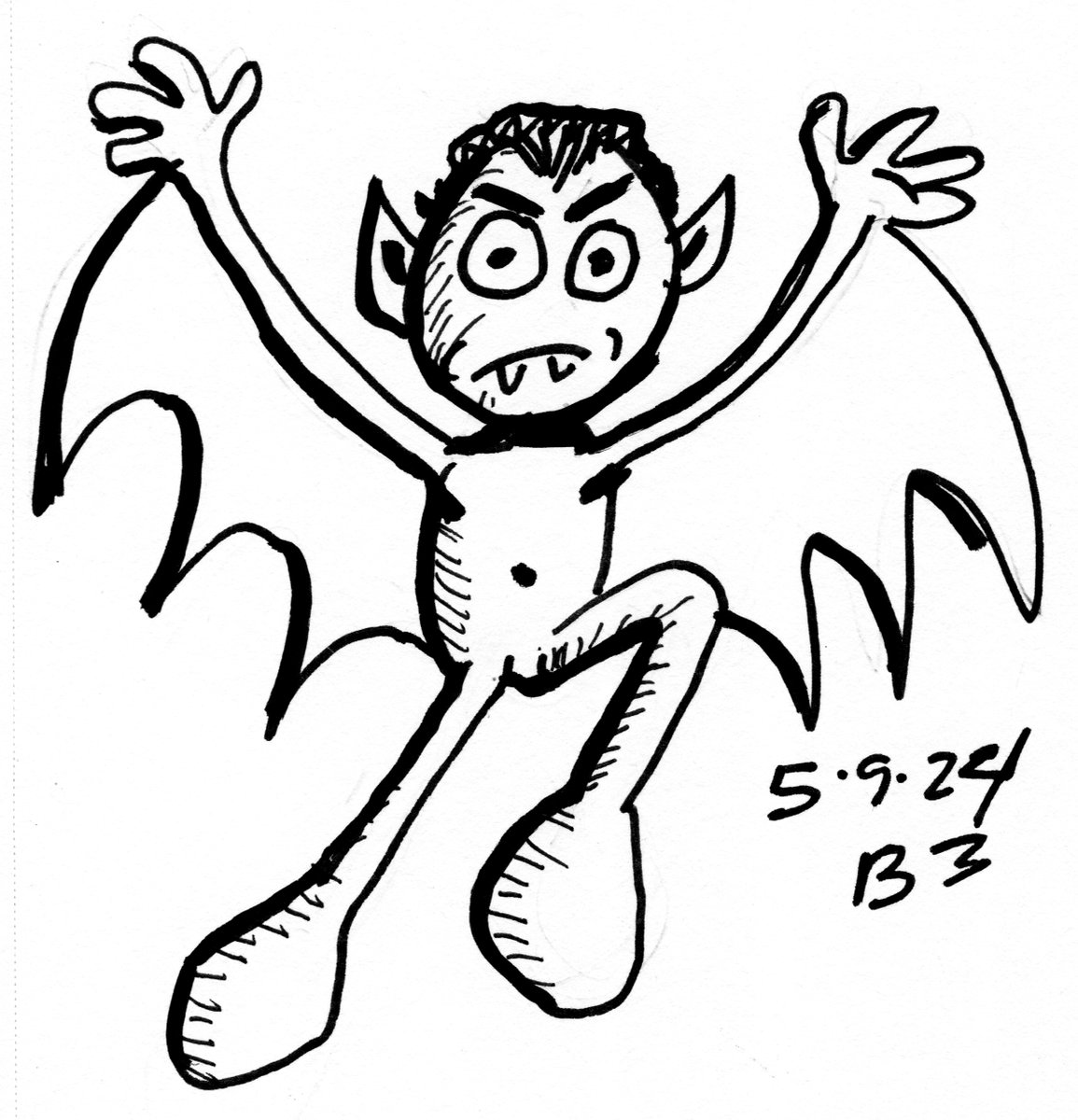 Little Bat-Boy!!!

#Doodle #DailyDoodle #draw