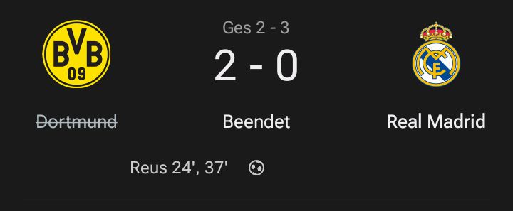 Kurzer Reminder an den Reus Doppelpack gegen Real aus dem Jahr 2014