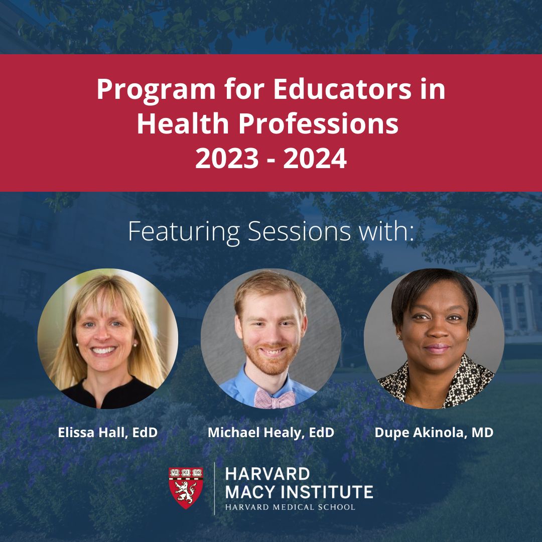 Day four of #HMIEducators @erhall1, Michael Healy, and Dupe Akinola helped to lead scholars in microteaching, where they ran brief experiments in teaching to receive advice and constructive insights! #HealthInnovations #HPE #MedEd