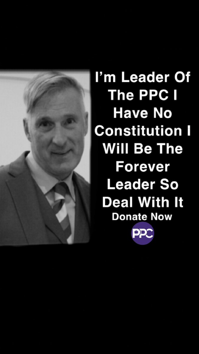 I Agree PPC Is Over .. 🧐.. No Constitution No Members Rights No Chance Of A New Leader .. 🧐 ..