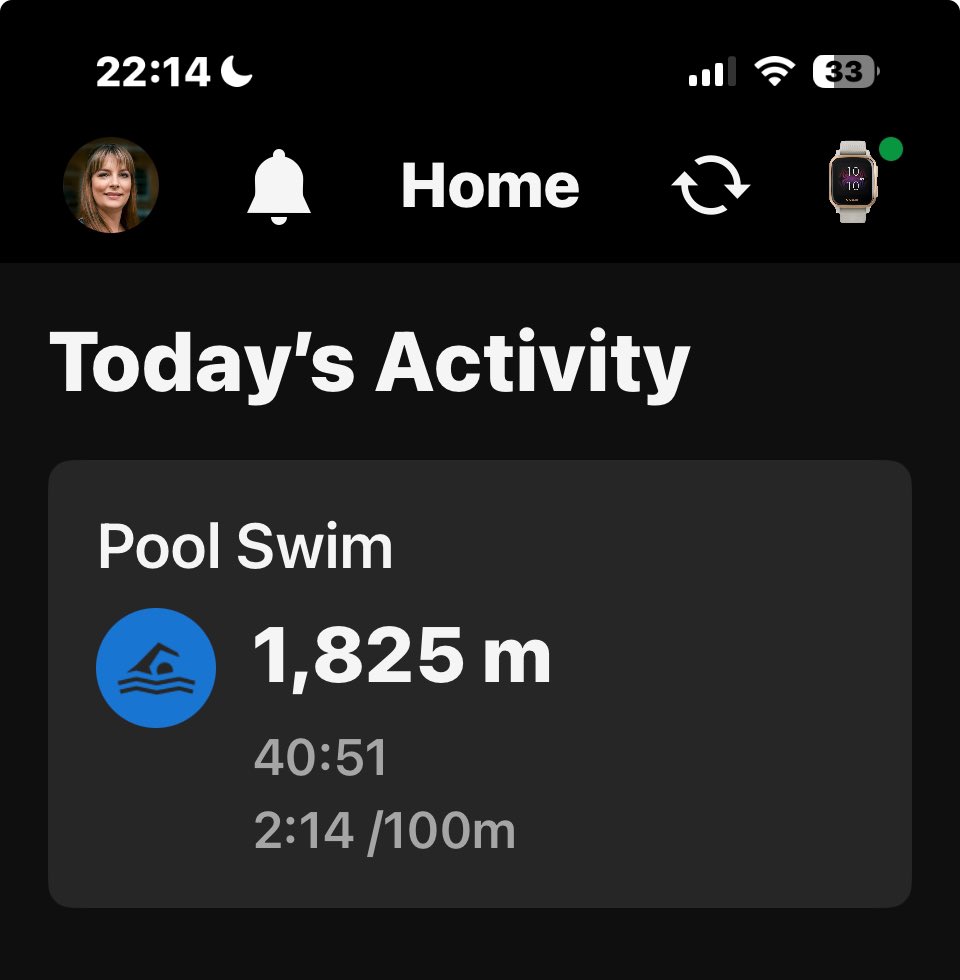 Anther mile done tonight for #swim22

8.64 miles of 11 miles completed 🏊🏻‍♀️

Raising money for @DiabetesUK 

🔗 swim22.diabetes.org.uk/fundraising/vi…