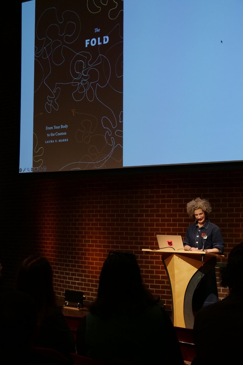 A few snapshots from the release of Dr. Laura U. Marks' latest book, 'The Fold: From Your Body to the Cosmos,' at the SFU School for the Contemporary Arts last Wednesday, May 7th. Listen to Laura discuss Unfolding Artist Practices with @amjohal sfu.ca/vancity-office…