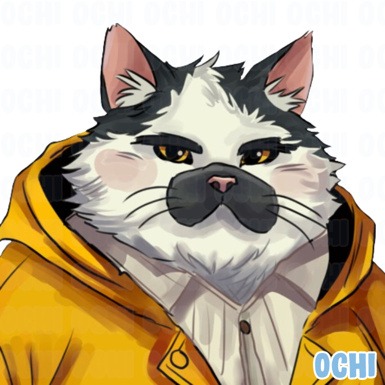hibiscusmc's tweet photo. A bonus bit to this post is the lovely hand-drawn art we have for Ochi, which is what we use to translate into an in-game dialogue portrait! https://t.co/B2MSb6fuyy