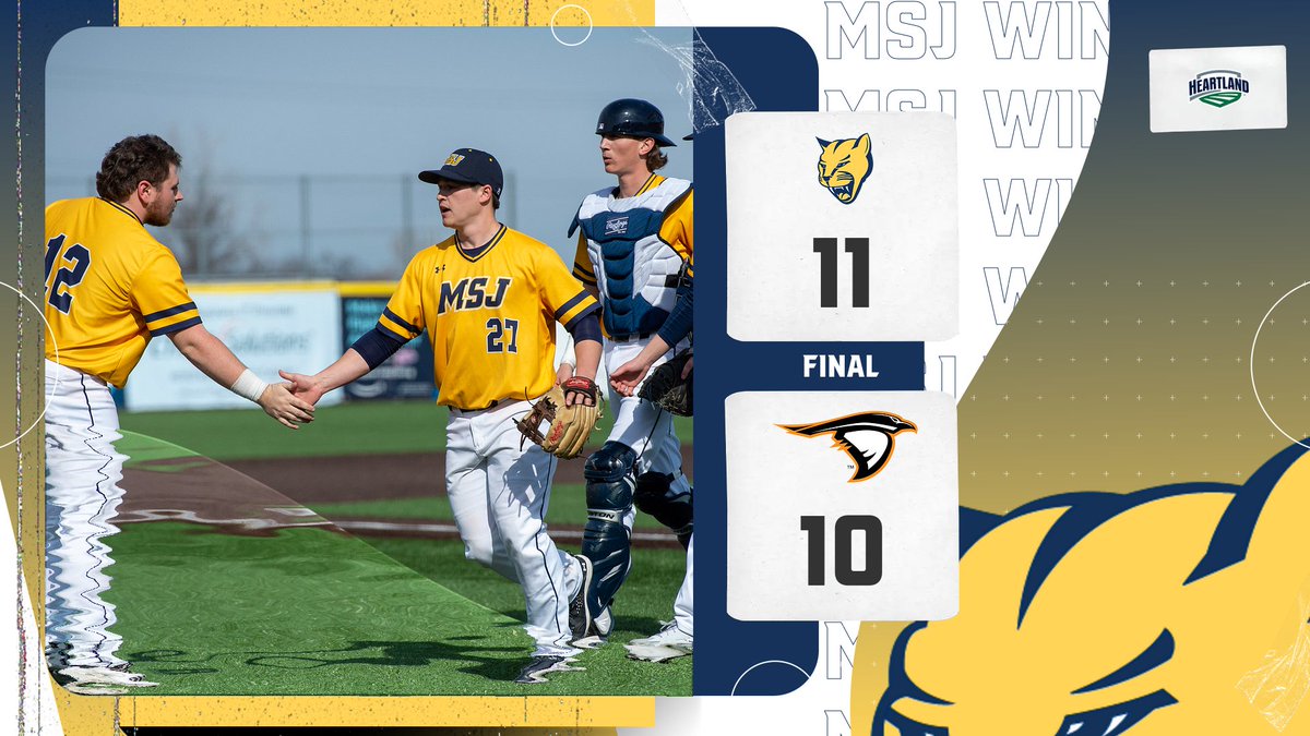 ⚾| HCAC Tournament LIONS WIN! @msj_baseball Walks it off in the 9th inning! Lions score 3 runs in the 9th with the final run coming home on an Andrew Harrison FC up the middle! Lions will be back in action around 6:00 PM for their semi-final matchup vs Hanover College! #WIN