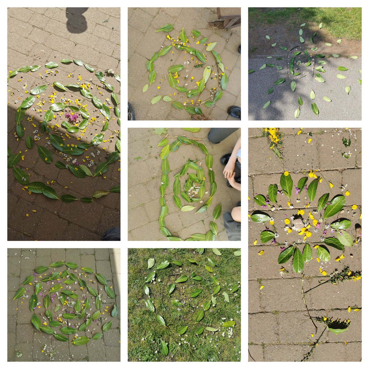 Y3 used lots of different natural materials to create their artwork today! Their pieces were all beautiful and it was great to see them using their communication and team work skills. Well done Y3!