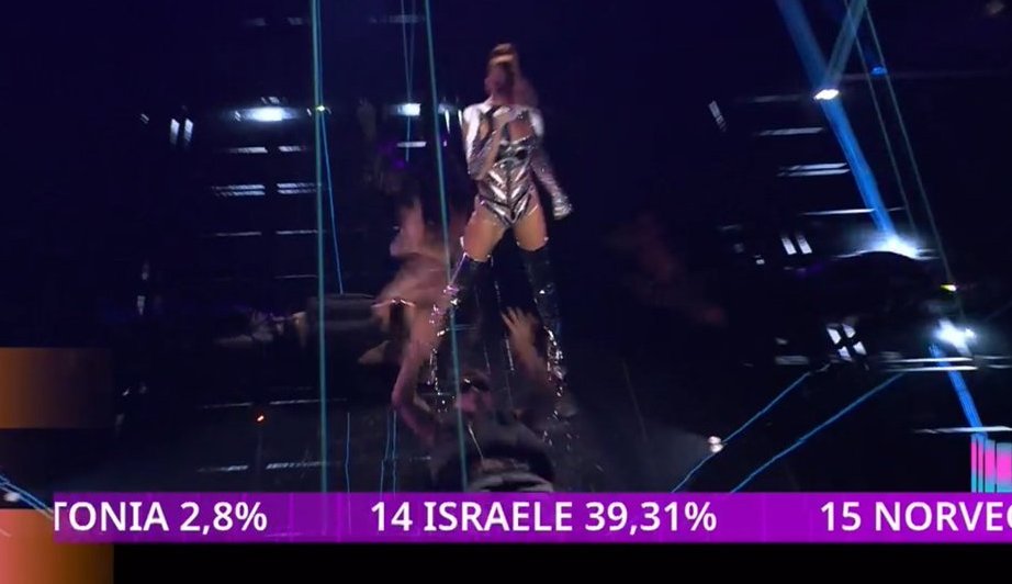 Con il 39,31%, Israele è stato il Paese più votato dall'Italia durante la seconda semifinale dell'Eurovision Song Contest. Al secondo posto i Paesi Bassi con il 7,32%.