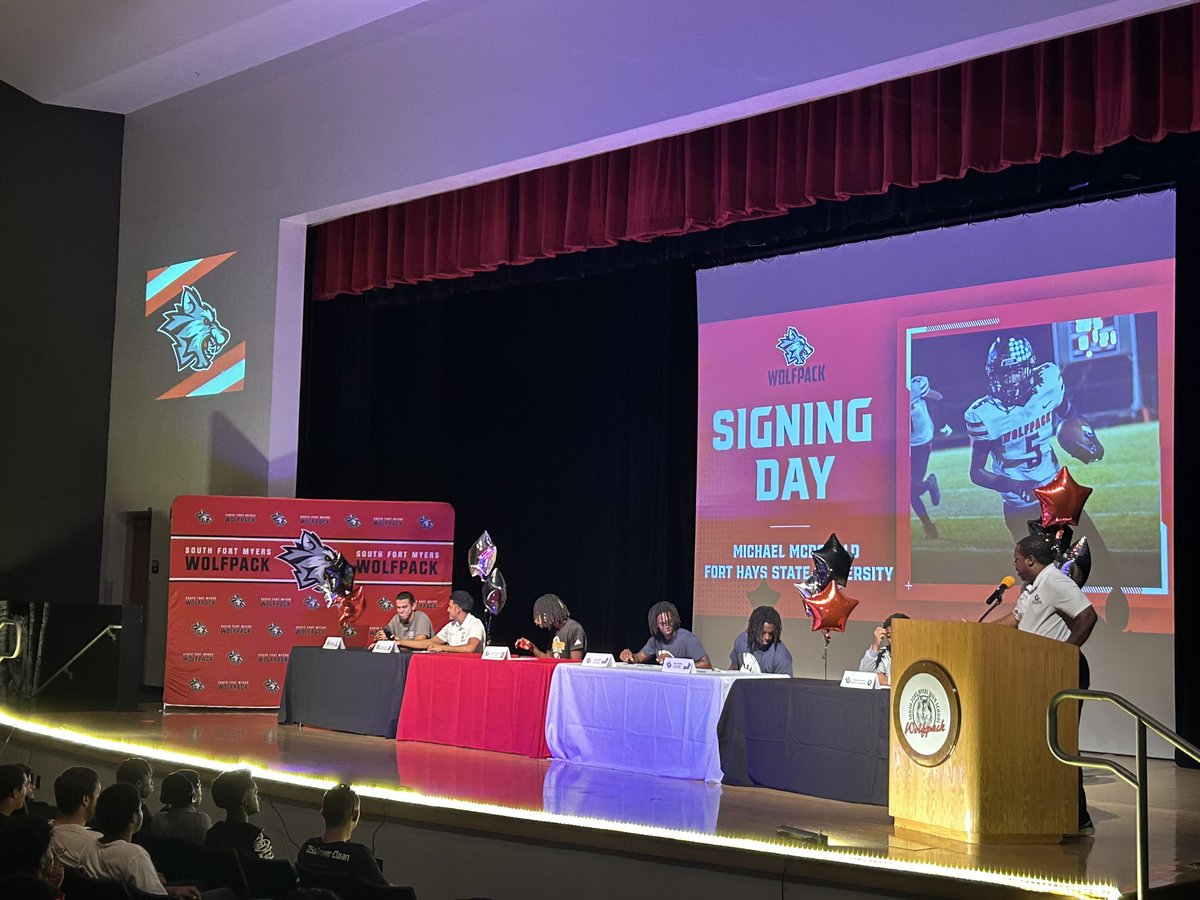 Congratulations to our student athletes who signed their college commitment letters today! We are proud of their achievements. #classof2024 #CollegeFootball